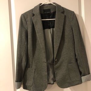 Cynthia Rowley gray one button blazer